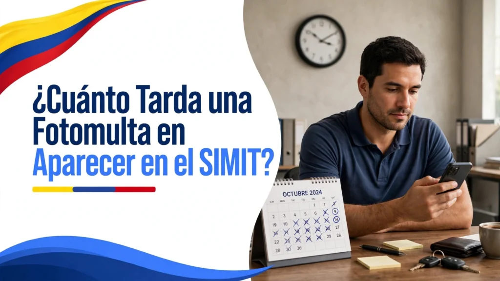 ¿Cuánto Tarda una Fotomulta en Aparecer en el SIMIT? ¿Cuánto Tarda una Fotomulta en Aparecer en el SIMIT?