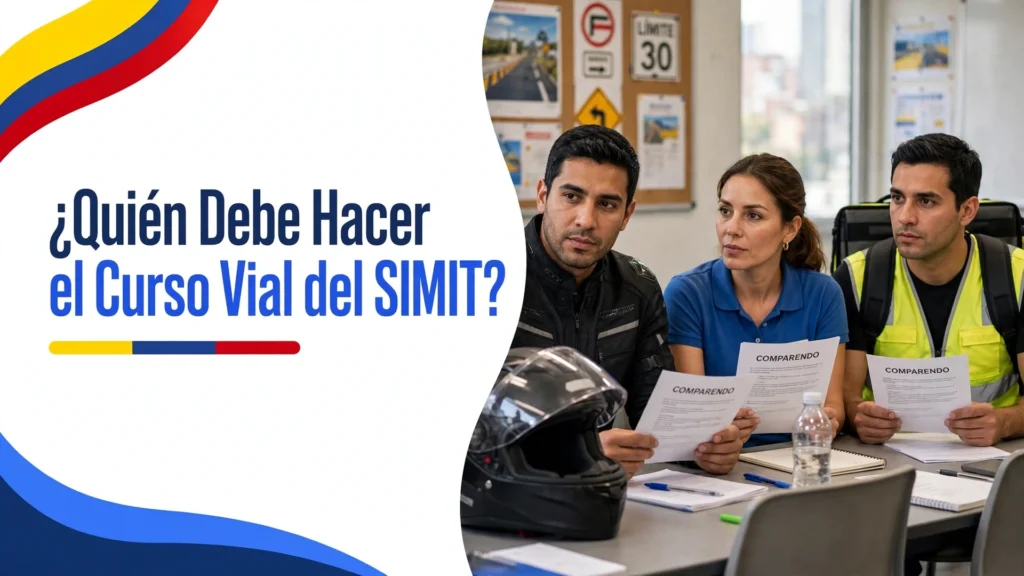 ¿Quién Debe Hacer el Curso Vial del SIMIT?